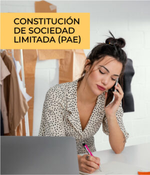 Constitución de sociedad limitada (PAE)
